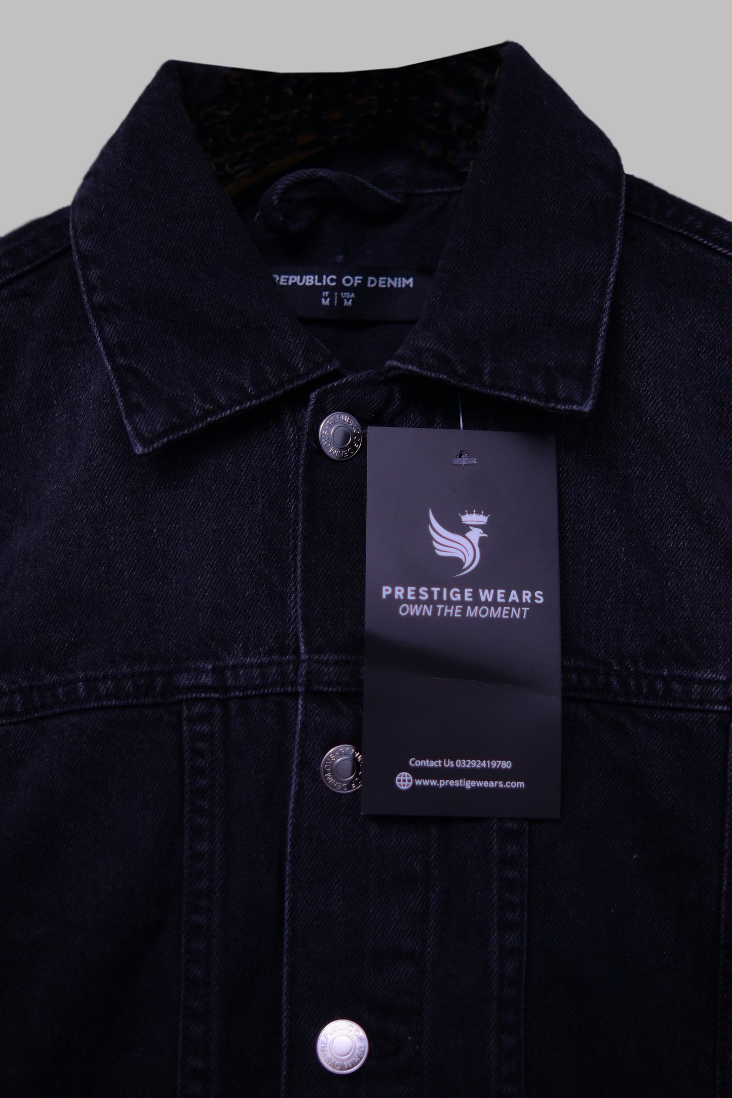 PW Denim jacket Black