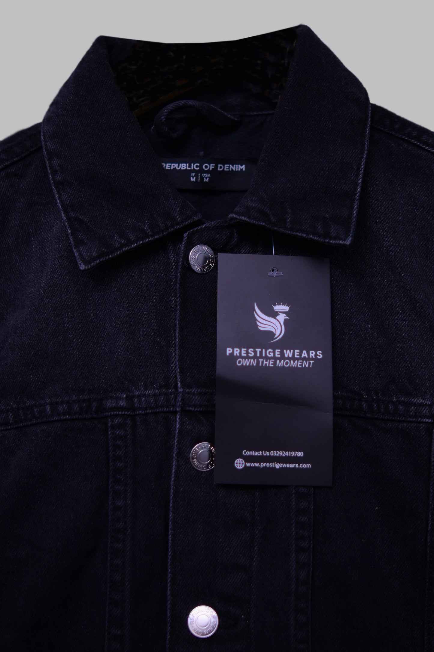 PW Denim jacket Black