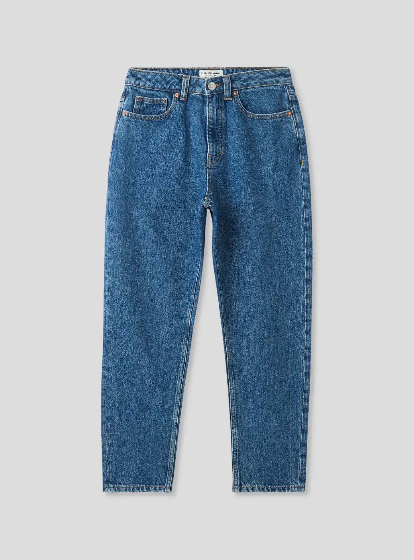 Mom jeans Middle blue denim