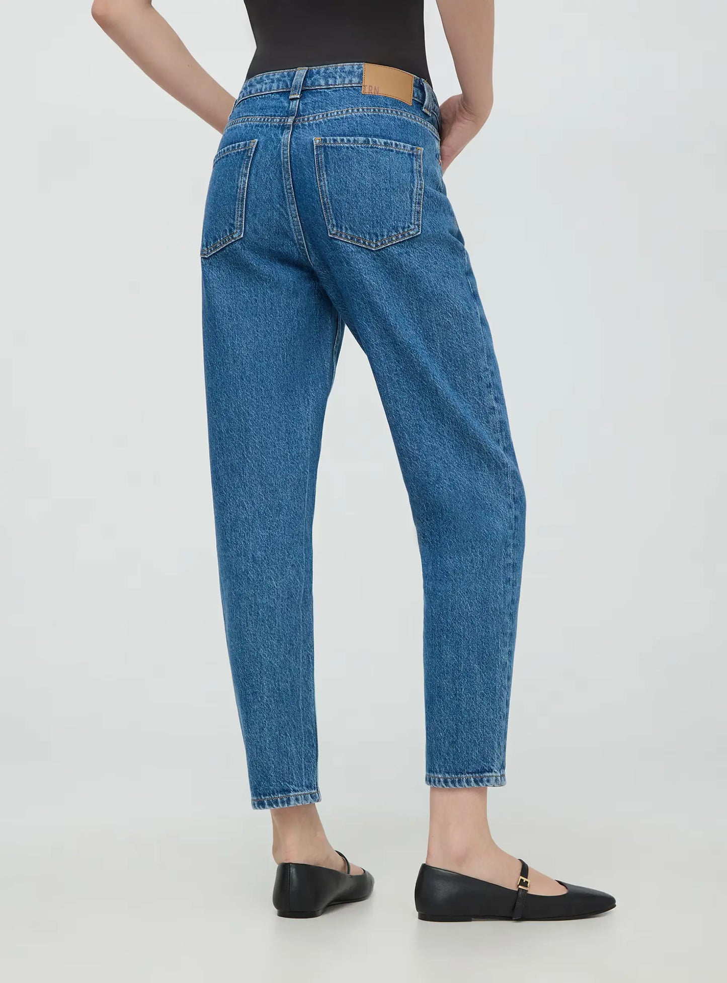 Mom jeans Middle blue denim